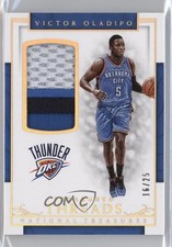 2016 Panini National Treasures Treasured Threads Prime 16/25 Victor Oladipo y8a