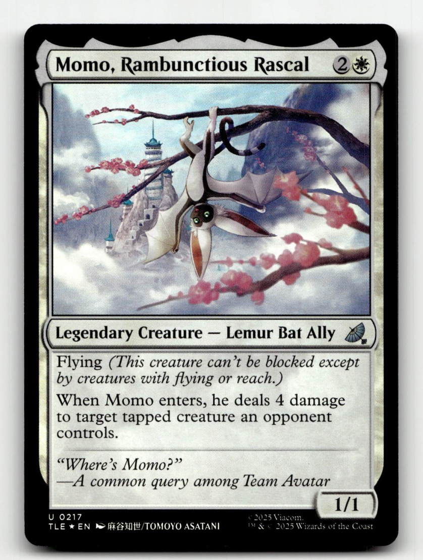 Mtg Rambunctious Mutt FOIL - MTG - Momo, Rambunctious Rascal #217 - Avatar: The Last ...