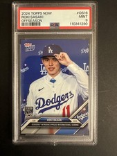 2024 Topps Now Roki Sasaki Offseason #OS-16 (RC) MINT PSA 9 LA Dodgers MLB