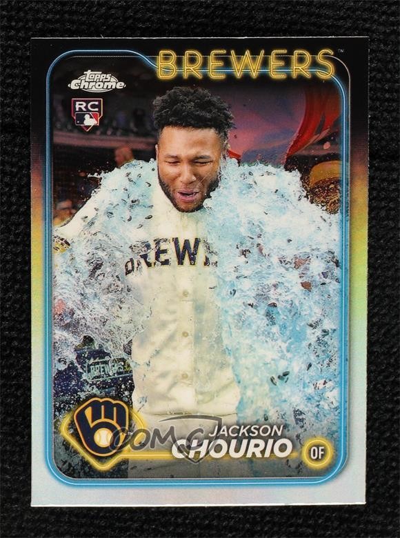 2024 Topps Chrome Update Image Variation SP Jackson Chourio #USC18 11o2