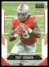 2021 Score Trey Sermon Rookie Ohio State Buckeyes #313