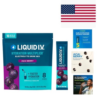 Hydration Electrolytes, Acai Berry, 16 Count