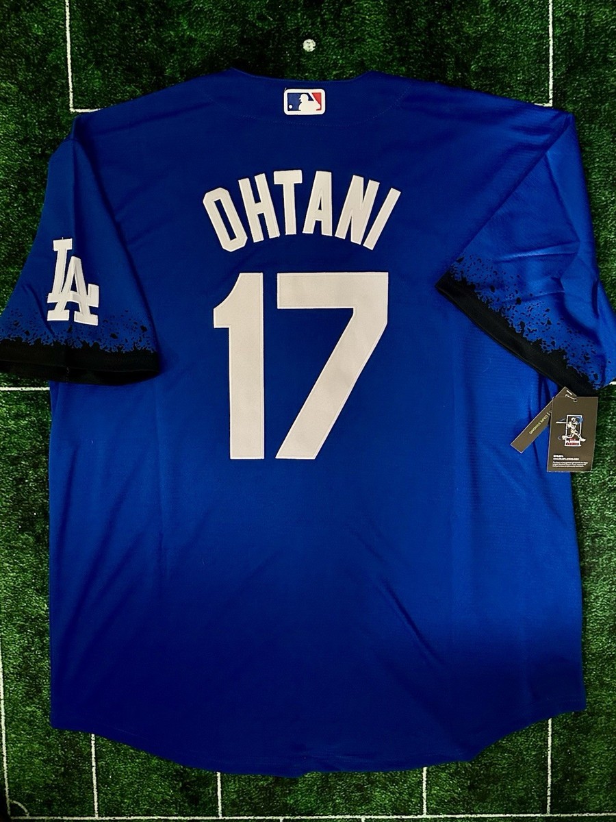 Shohei Ohtani Los Angeles Dodgers Blue City Connect Baseball