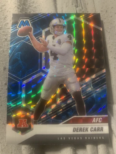 Derek Carr 2021 Panini Mosaic #229 Genesis