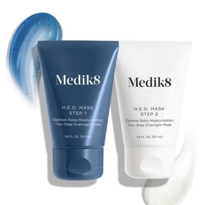Medik8 H.E.O Mask Overnight Mask 1.6 oz 50 ml X2 Full Size NIB 