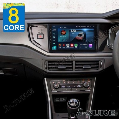 4+64GB 8-Kern Android 14 Wireless Carplay Autoradio Navi für VW Polo MK6 ab 2017