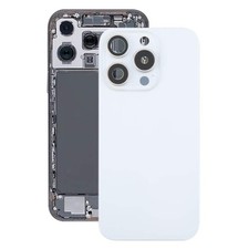 For iPhone 16 Pro Original Glass Battery Back Cover with Camera Lens Cover + Mag
