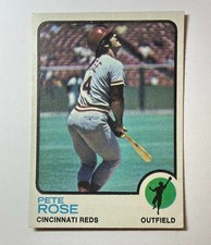 1973 Topps - Pete Rose #130 EXCELLENT Condition Collector Cincinnati Reds