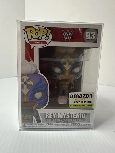 Funko WWE Rey Mysterio Amazon Exclusive Glow in the Dark Pop! Vinyl Figure #93