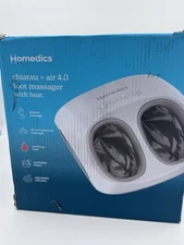 HoMedics Shiatsu Air 4.0 Foot Massager with Heat Brand New Adjustable Intensity 