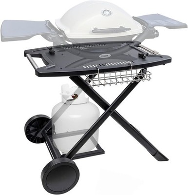 Portable Cart for Weber Q1200, Q1000, Q2200, Q2000, Q2400, Folding Cart for Outd