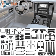 Carbon Fiber Interior Full Center Dash Console Cover For Dodge Ram 1500 2010-12