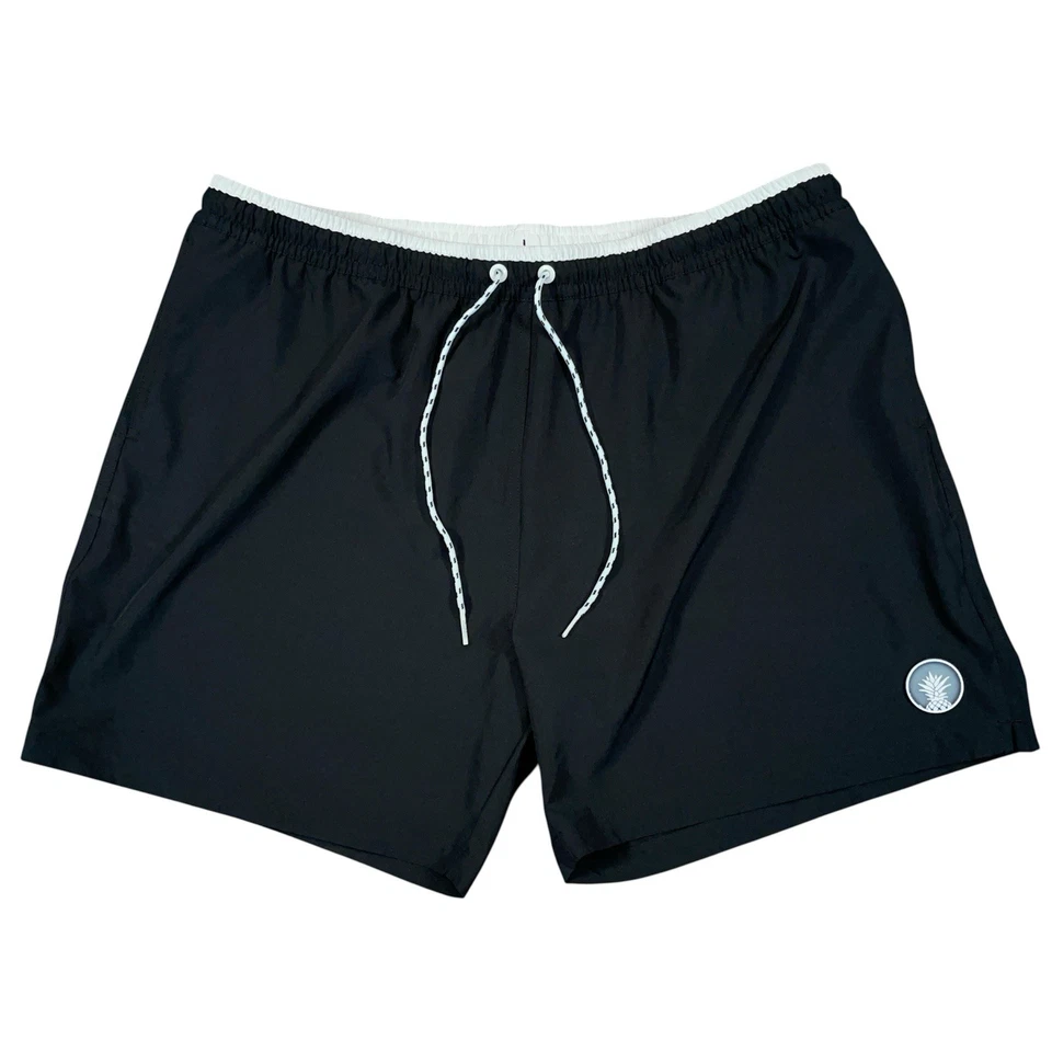 Chubbies Badehose Herren Größe 2XL schwarz weiß 5,5" Schrittlänge rosa Netzfutter