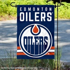 Edmonton Oilers Garden Flag and Yard Banner