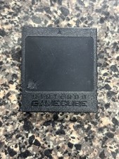 Official Nintendo GameCube Black Memory Card 251 Blocks DOL-014 Genuine OEM