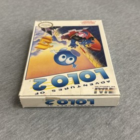 Adventures of Lolo 2 (Nintendo NES, 1990) w/ Box