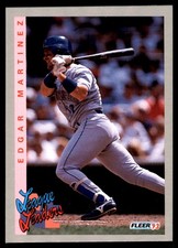 Edgar Martinez 1993 Fleer #344 Mariners MLB READ FREE SHIPPING AutographDen