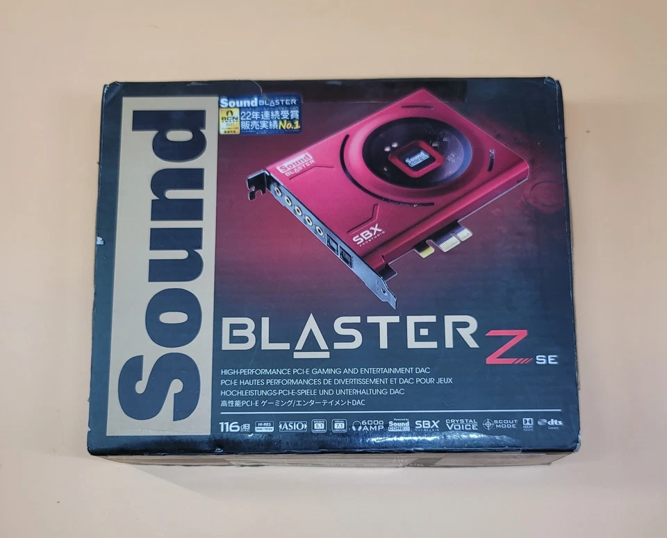 Tarjeta de sonido interna para juegos Creative Sound Blaster Z SE PCI-e y DAC, 24 bits Foto 2 de 4