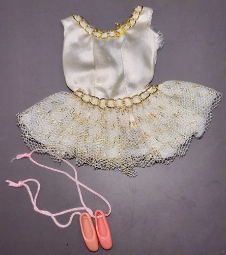 Vintage 1973 Barbie Get-Ups' N Go Ballerina Tutu Outfit #7701 Mattel Ballet GUAG