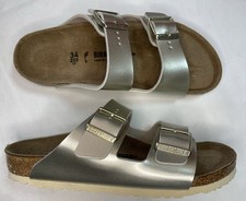 Birkenstock Arizona KIDS US 5, EU 34 Metallic Gold Birko-Flor, NEW Without Box