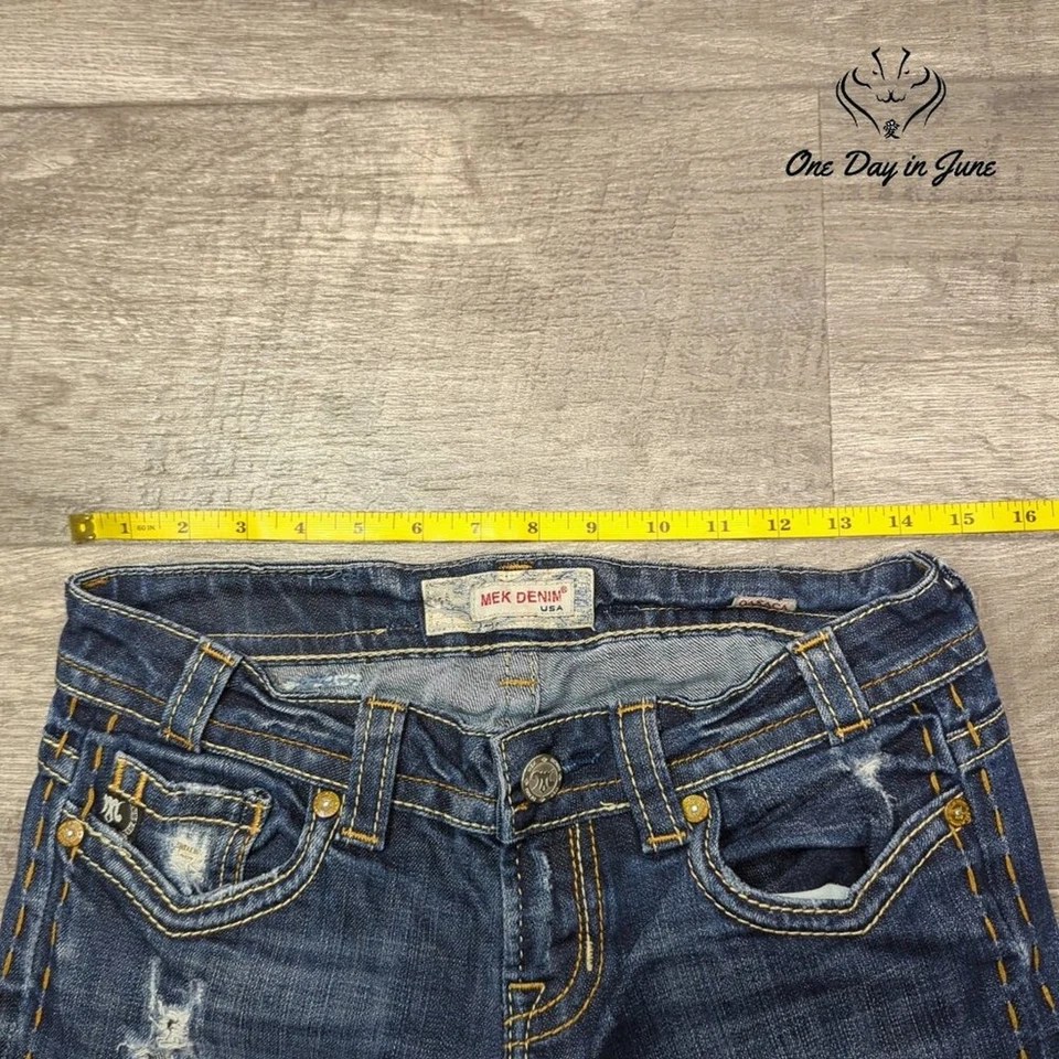 Bota ajustada de tiro bajo Mek Denim Oaxaca talla 27/34 larga (4 larga) Foto 3 de 4