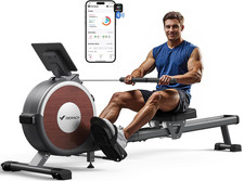 MERACH Rowing Machines for Home, Magnetic Rowing Machine with 16 Levels, Rower M