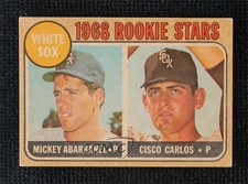 1968 Topps 1968 Rookie Stars Venezuelan Mickey Abarbanel Cisco Carlos #287 0xi1