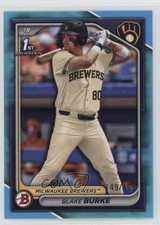2024 Bowman Draft Sky Blue 149/499 Blake Burke #BD-95 1k0w