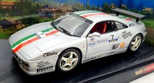 Hot Wheels 1/18 Scale Diecast 23909 - 1998 Ferrari F355 Challenge Silver