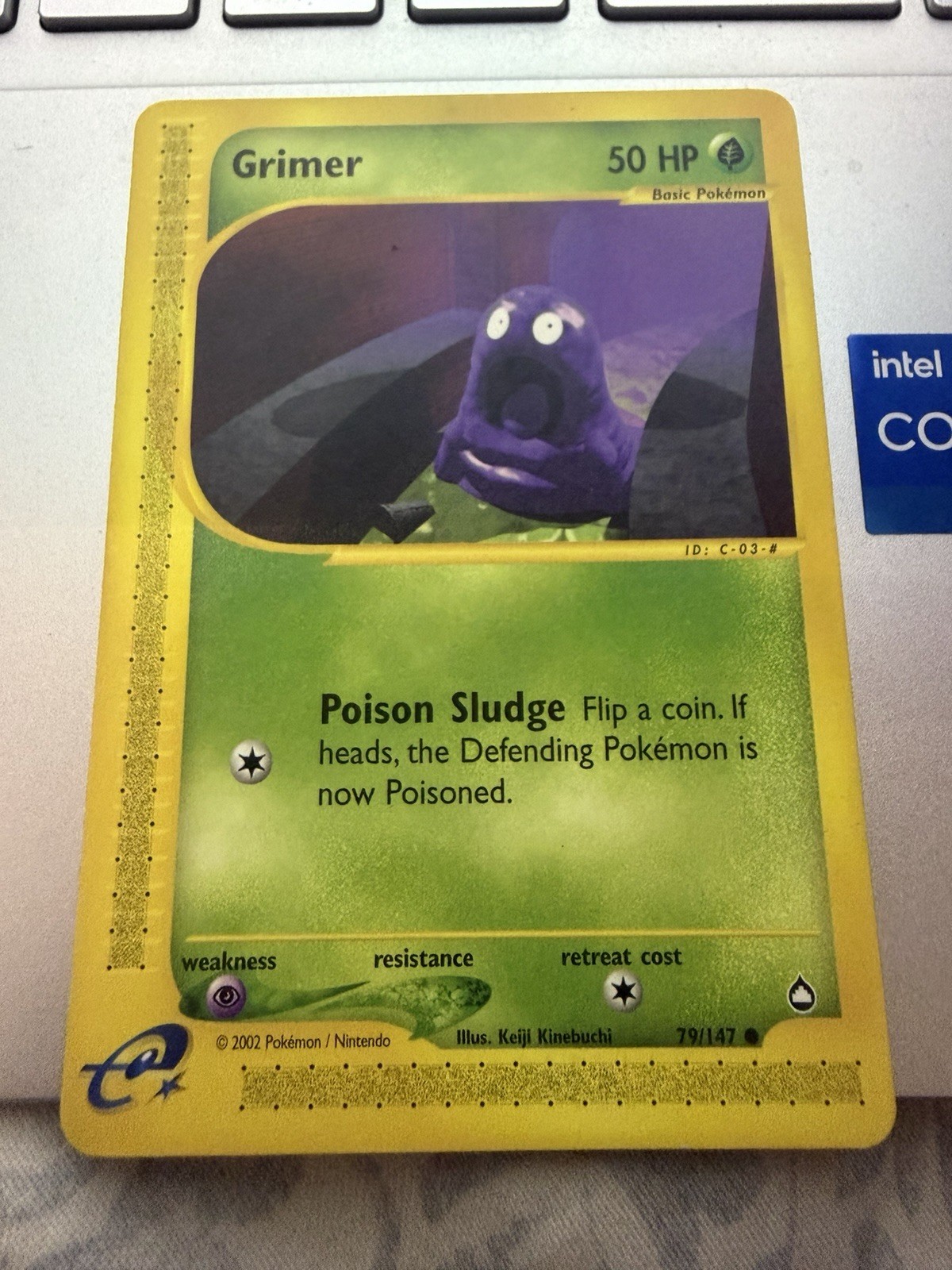 Pokemon Grimer Common Aquapolis 079/147 NM