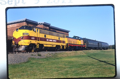 #ad #ad ERIE MINING CO 4211 two harbors mn 9 9 11 original 35mm fuji train photo slide $6.00