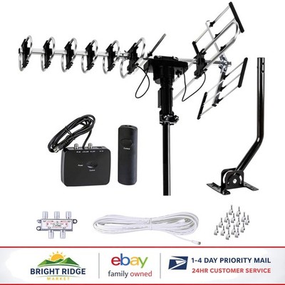High Performance Outdoor Antenna for Local HDTV Channels Without Subscription
