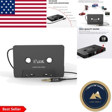 Universal 3.5mm Cassette Aux Adapter - Connect Your Smartphone to Car Speaker