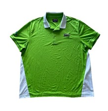 Lacoste Sport Polo Shirt Mens XXL Ultra Dry Miami Open Tennis Performance NEW