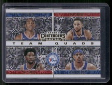 2019-20 Panini Contenders #23 Al Horford Ben Simmons Joel Embiid Tobias Harris