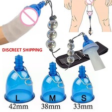 Male Extender Penis Stretcher Enlargement Vacuum Cup Enhancement Hanger Supply