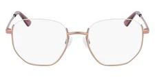 Cole Haan CH4509 Eyeglasses Unisex Rose Gold Round 51mm New 100% Authentic
