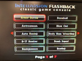 Intellivision Flashback Classic Game Console - 61 Games