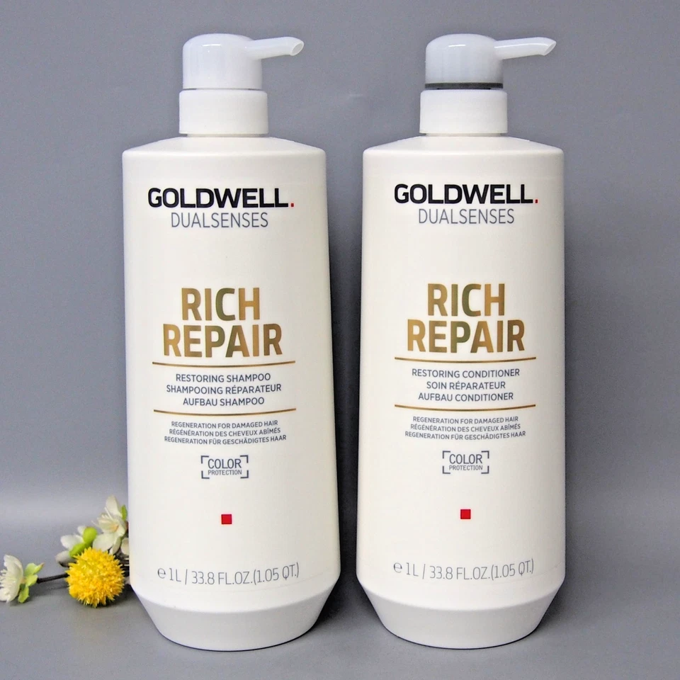 Champú y acondicionador restaurador Goldwell Rich Repair 33,8 oz DUO Foto 2 de 3