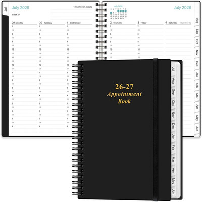 New 2026 2027 Appointment Planner Daily Hourly Book 30 Min Fast Shipping