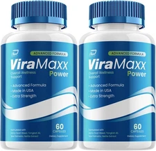 (2 Pack) Viramaxx Power for Men Capsules – Vira Maxx Vitamin Complex Pills