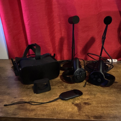 Oculus Rift CV1 VR Headset Bundle w/ Sensors Controllers
