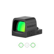 Osight SE Green 2 MOA Dot/32 MOA Circle Enclosed Optic, with RMSc Footprint, Bla