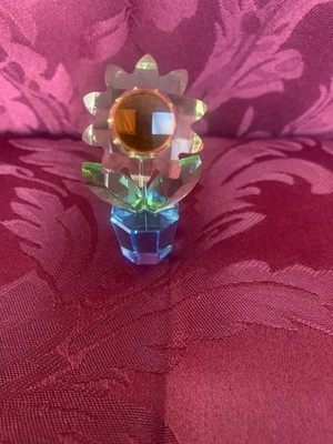 SWAROVSKI CRYSTAL HAPPY FLOWERS SUNFLOWER (Small) - Retired! | eBay
