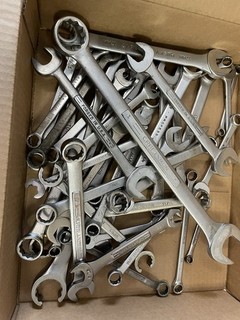 Lot of 40 Vintage all USA Wrenches Of Versus Sizes And Makes