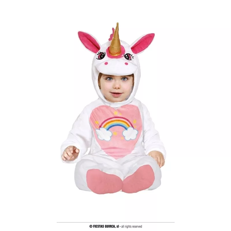 COSTUME UNICORNO CARNEVALE VESTITO GUIRCA NEONATA UNICORN BAMBINA NEONATA  ABITO