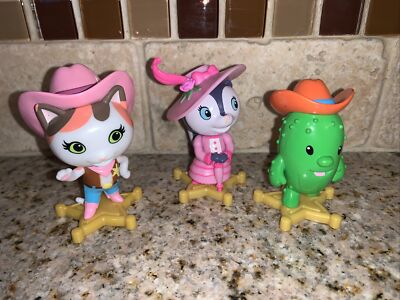 Disney Sheriff Callie Wild West 3 Figures Callie Cat Pricilla Skunk Toby #0625