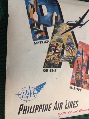 PAL Airline Sticker...Vintage from Wheaties! Good Condition!! - Picture 2 of 5