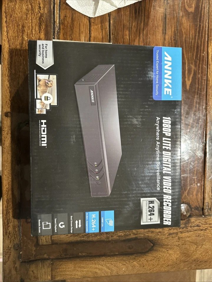 ANNKE 1080P LITE DIGITAL VIDEO RECORDER & 4 camera syst NTSC US DC12V new in box - Image 2 of 3