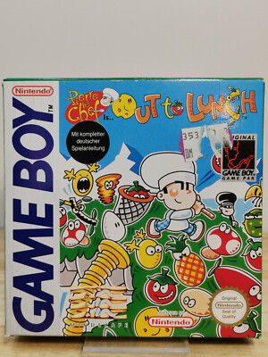 Nintendo GameBoy Spiel - Pierre le Chef is... Out to Lunch (mit OVP)